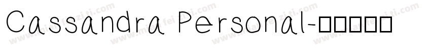 Cassandra Personal字体转换